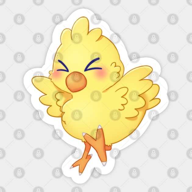 Chocobo 2 Sticker by KazumiNekota